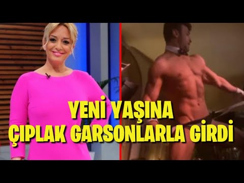 Saba Tümer yeni yaşına yarı çıplak garsonlarla girdi