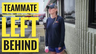 Team TRUCK DRIVER LEFT at truck stop | husband and wife team drivers