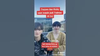 Momen predebut Zayyan dan ricky saat masih menjadi trainee di OCJ newbies, zayyan debut di xodiac