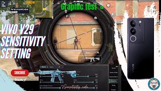 Vivo V29 best sensitivity setting pubg | No recoil 🥶 | codes | best sensitivity bgmi | Graphic test