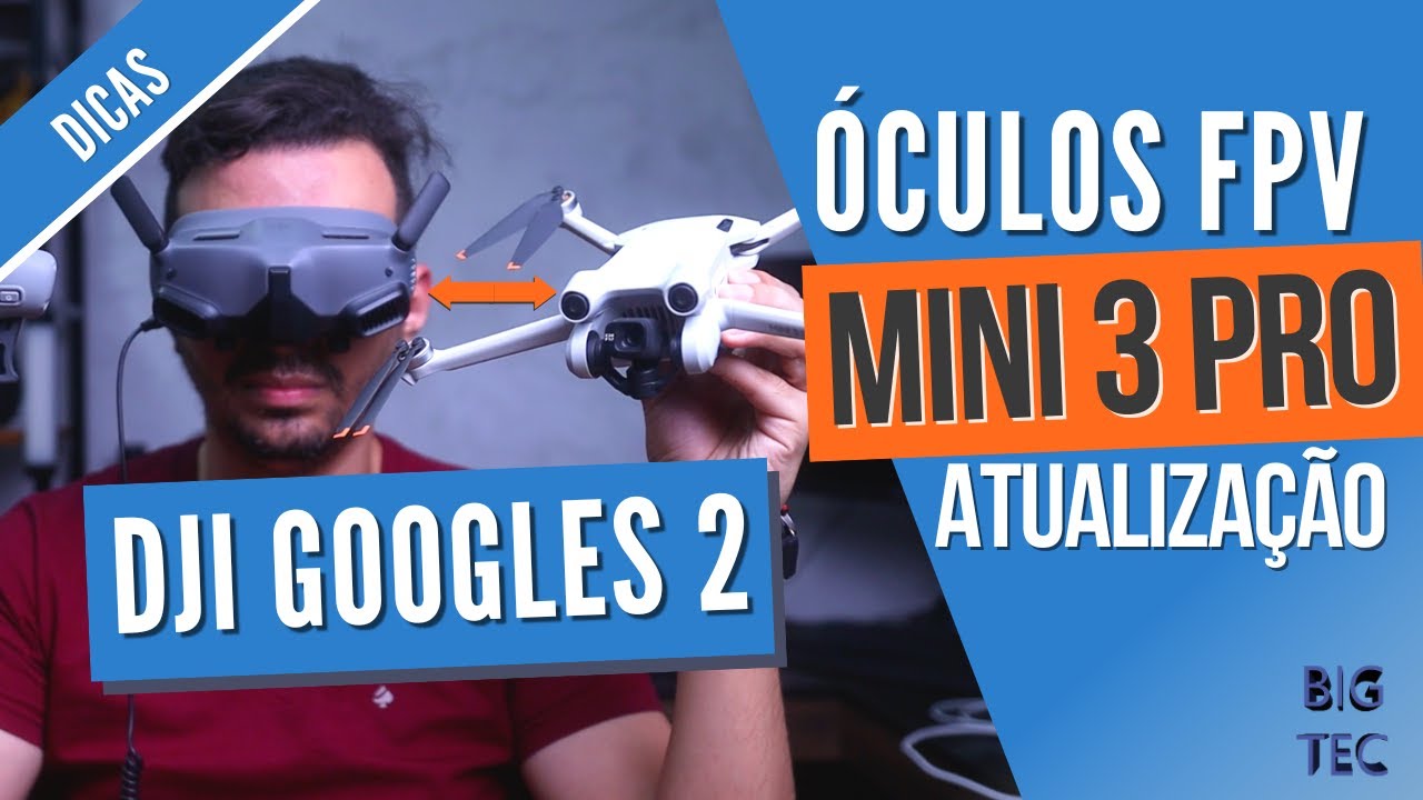 DJI Mini 3 Pro agora é compatível com Goggles 2 - Como Conectar ...