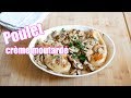 Poulet à la crème et champignons