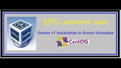 Centos minimal installation || RHEL root password recovery - reset