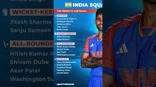 The squad is all set for the five-match T20I series against Australia, starting 29th October! 🏟️🇦🇺