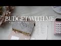 BUDGET WITH ME - Youtube Paycheck $648