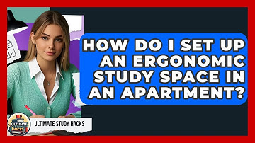 How Do I Set Up An Ergonomic Study Space In An Apartment? - Ultimate Study Hacks