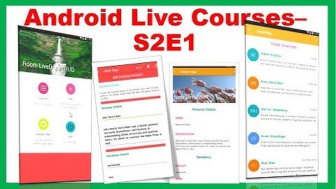 Android Live Courses S2E1 : MVVM Room LiveData CRUD - Demo