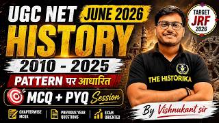 UGC NET June 2026 History MCQs & PYQs Class 17| Complete Practice Session | By Vishnu Sir