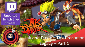 Jak and Daxter: The Precursor Legacy -  (Part 1)! | Twitch Unedited Stream.