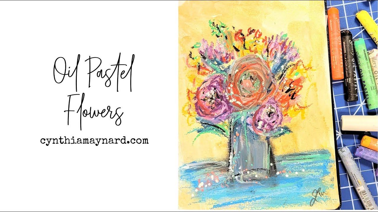 Oil Pastel Painting with Acrylic Ink Base YouTube