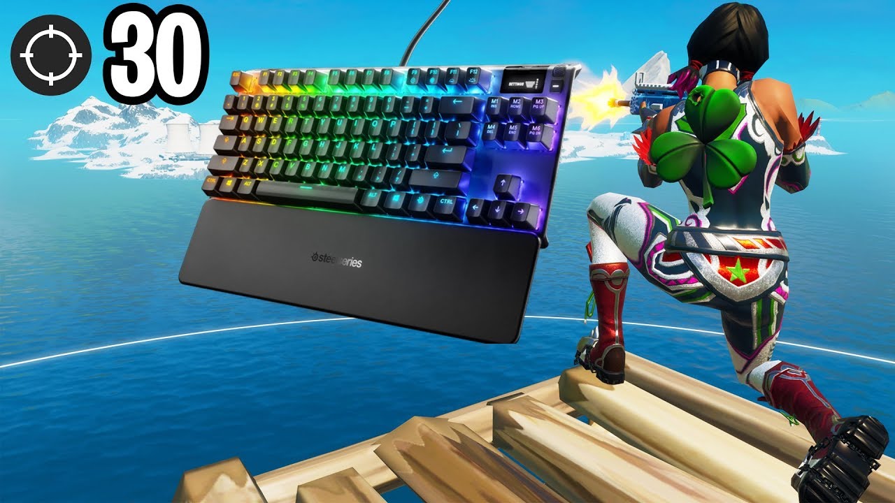 I bought Mongraal's keyboard and it turned me into this... (insane