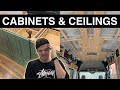 Building Cabinets & Installing Tongue & Groove Ceiling | Camper Van Conversation | Ford Transit DIY