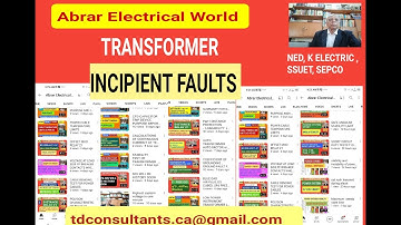 INCIPIENT FAULTS  IN TRANSFORMER