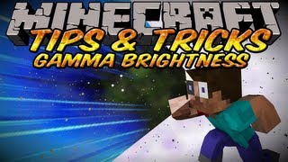 Minecraft Tips And Tricks - How to increase brightness in Minecraft using Gamma!
