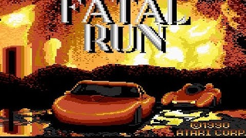 Fatal Run - Atari 7800 (1990)