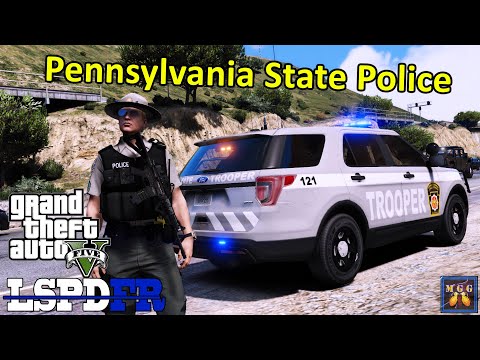 Pennsylvania State Police Patrol | GTA 5 LSPDFR Episode 487