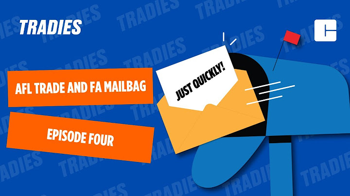 AFL TRADE AND FREE AGENCY MAILBAG (PART 4)