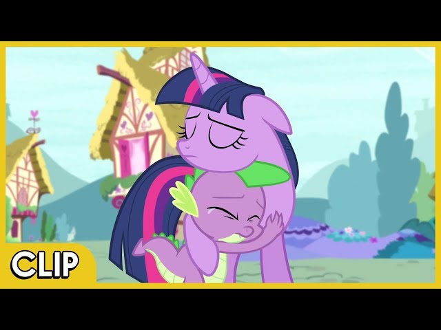 My Little Pony Spike And Twilight Kiss Mlp Spike X Twilight
