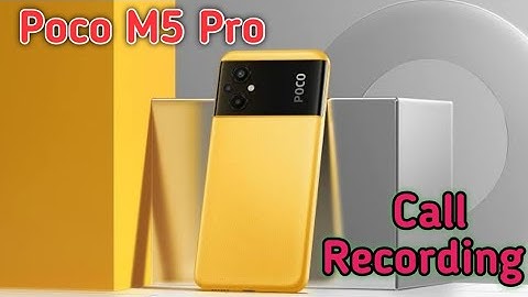 Call recording enable in Poco M5 Pro, how to auto call recording in Poco M5 Pro, Poco M5