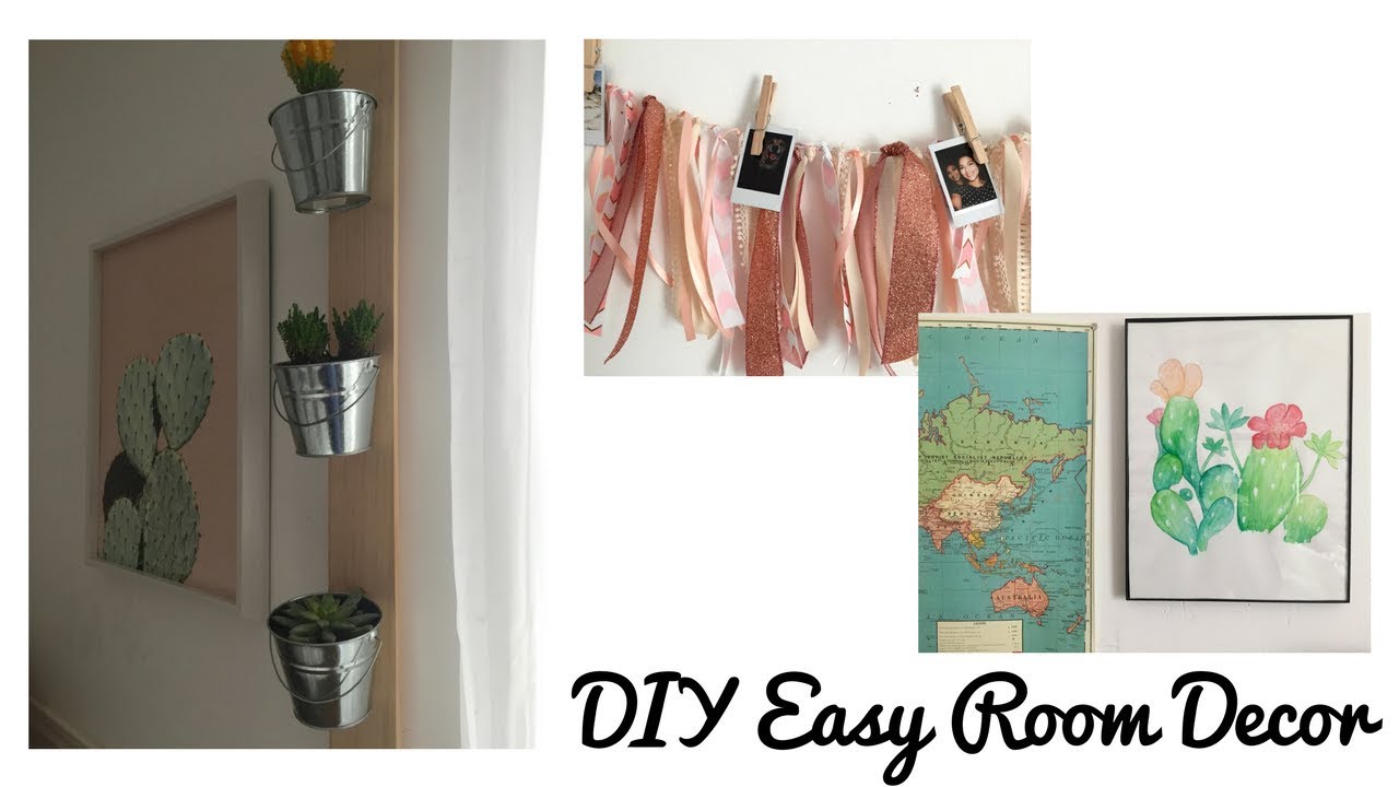 DIY Easy Room Decor - YouTube