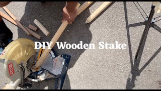 DIY Wooden Stake | Nature&TravelZM
