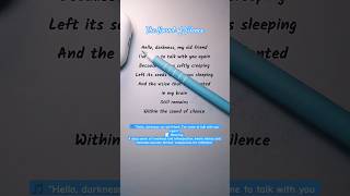 Sing Along &amp; Learn English 🎤 | The Sound of Silence (1)(Karaoke)