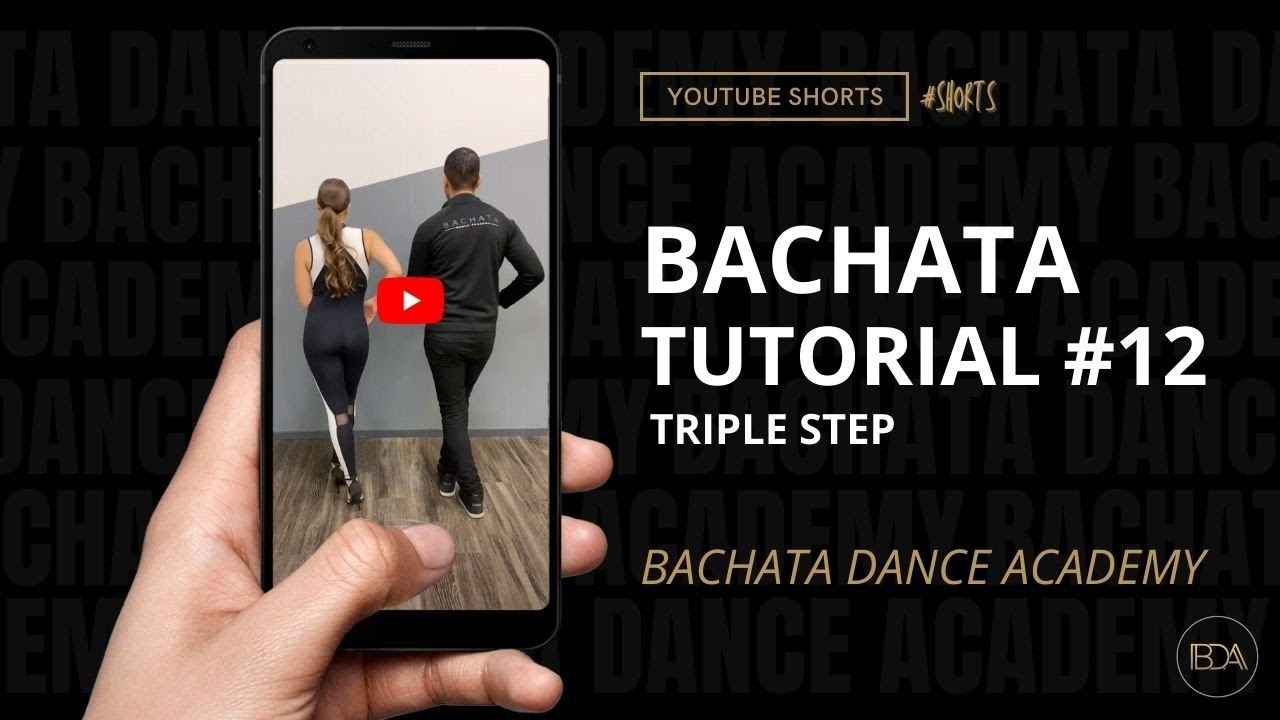 Learn Bachata - Tutorial 12 - Triple Step - Demetrio & Nicole - Bachata Dance Academy - 