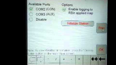 Watchdog Weather Station Com Ports Setup on Viper Pro