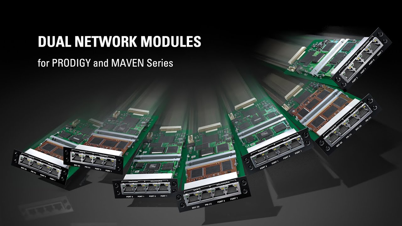 Dual Network Audio Modules