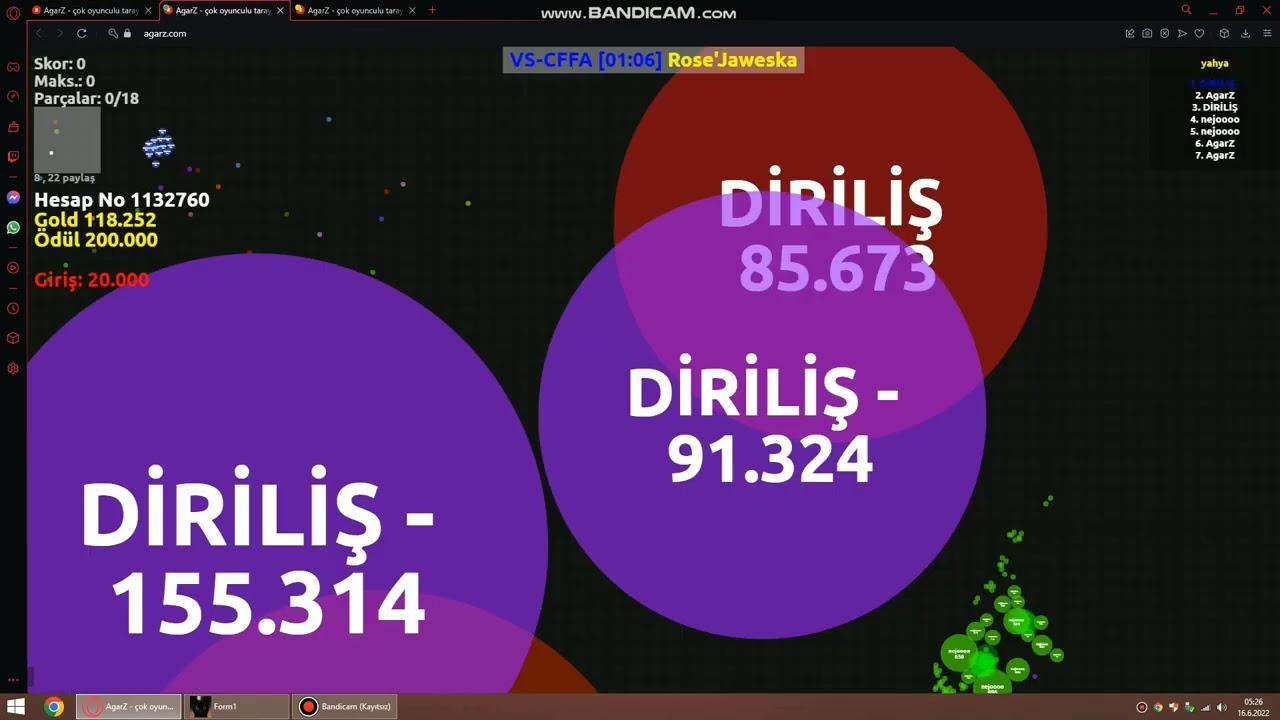 SADECE GOLD BASMAK ?!?  #agarz FATİH72  #part1