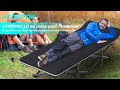 Lit De Camping Pliable ATORPOK - Robuste 200 Kg Avec Coussin Et Oreiller Intégré