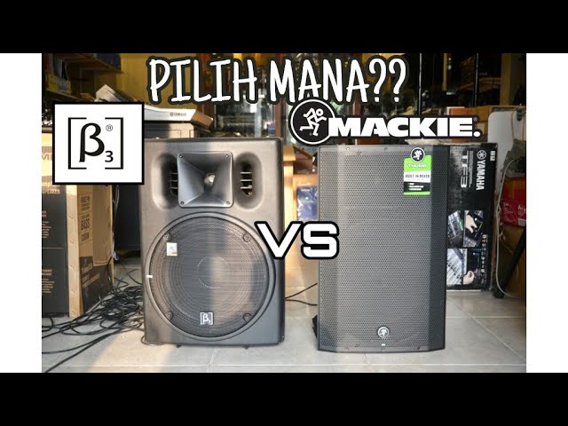 Review Speaker Thump 15 Vs Beta3 15inc Youtube