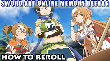 Sword Art Online Memory Defrag - How To Reroll Guide