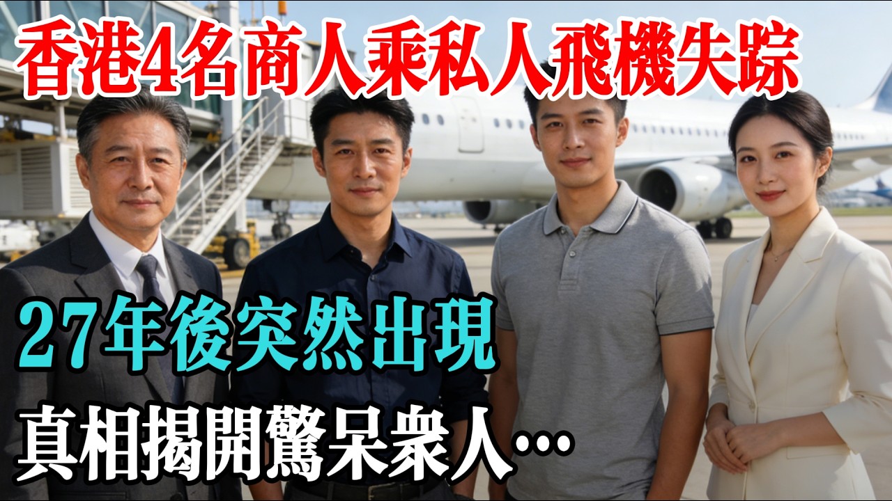香港4名商人乘私人飛機失蹤，27年後突然出現，真相揭開驚呆眾人…