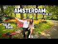 Amsterdam tulip tour  travel vlog  hello explorers