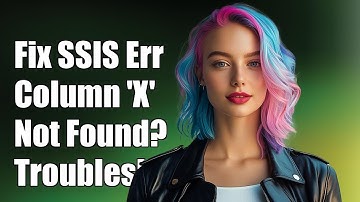 Fixing SSIS Error: Delimiter for Column 