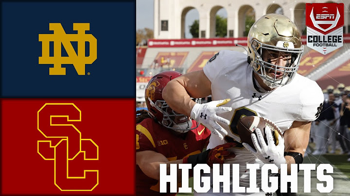 Notre Dame Fighting Irish vs. USC Trojans | Full Game Highlights | ESPN College Football