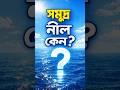 সমুদ্র নীল কেন? 🌊 আকাশের জন্য নয়—আসল কারণ জানলে চমকে যাবে!😱 #ScienceShorts #OceanFacts #BanglaShorts