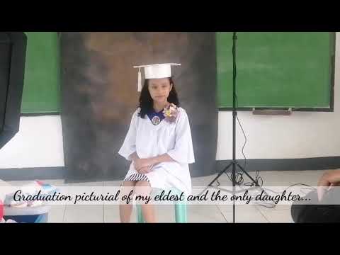My daughter's Elementary Graduation Pictorial
