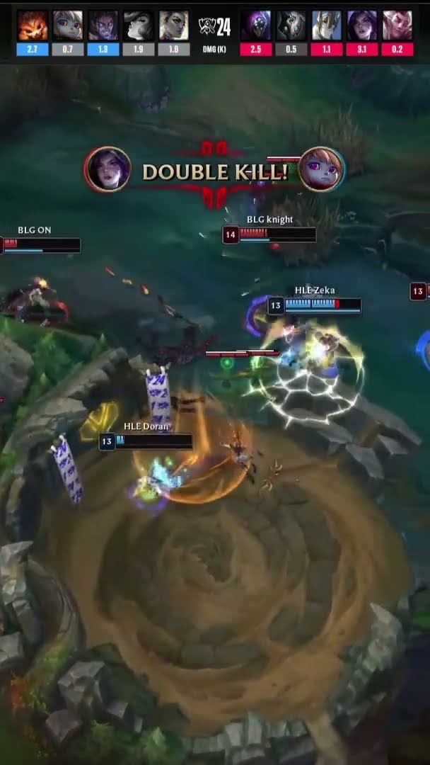 Triple Kill do Elk com sua Kai'Sa! #Worlds2024