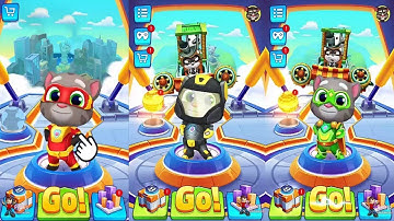 TALKING TOM HERO DASH | DISCOVERY ALL THE HEROES | FULL SCREEN ANDROID IOS GAMEPLAY