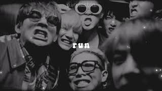 bts - run (𝒔𝒍𝒐𝒘𝒆𝒅 + 𝒓𝒆𝒗𝒆𝒓𝒃)