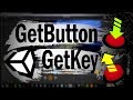 Unity Скриптинг GetButton GetKey Нажатие кнопки Управление с клавиатуры