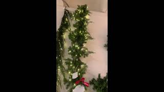 Raz 9' Snake Light Green Mixed Cedar and Pine Christmas Garland G3952039