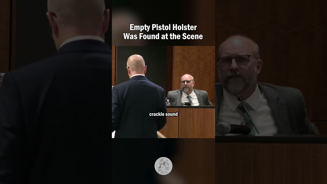 Charlie Kirk Case Update: Officer Reveals Empty Pistol Holster Discovery #charliekirk thumbnail