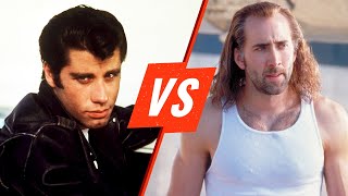 It’s an all-out b-movie star brawl in the latest edition of
‘vs.’ – yes, bs! as nicolas cage and john travolta come together
for ultimate… er… face...