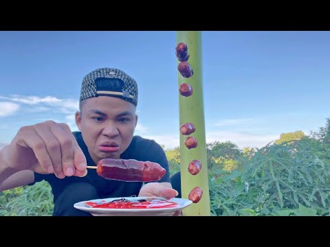 Video Thử Ăn Xúc Xích Chấm Sốt Samyang Tương Ớt - youtube