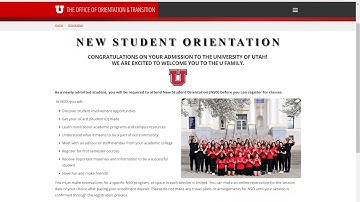 How to Register For New Student Orientation
