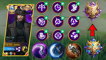 CLINT NEW PERFECT BUILD FOR THE PERFECT EMBLEM!!🔥 | CLINT BEST BUILD 2023 MYTHICAL HONOR TO GLORY!!