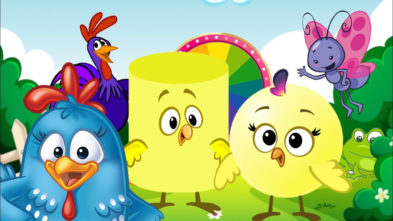 Turma da Galinha Pintadinha | Sólidos geométricos